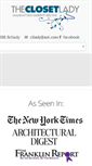 Mobile Screenshot of closetlady.com